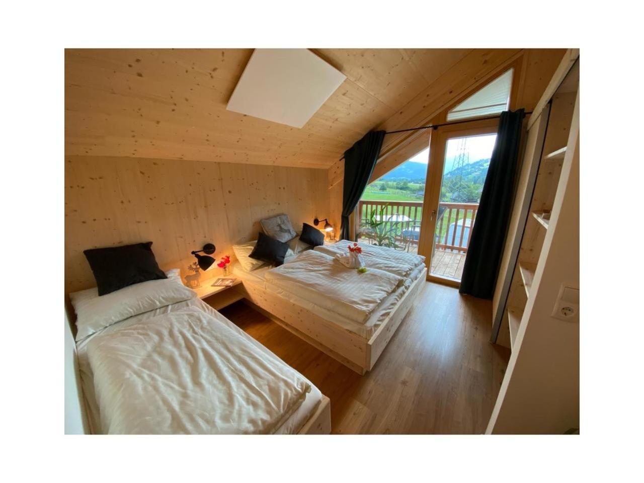 Alpenchalet Alpakablick Sankt Lorenzen ob Murau Kültér fotó