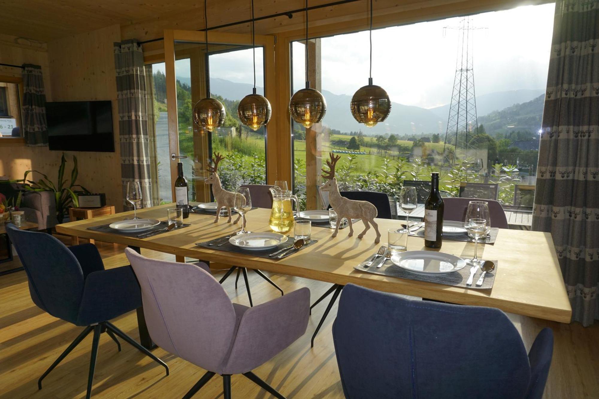 Alpenchalet Alpakablick Sankt Lorenzen ob Murau Kültér fotó