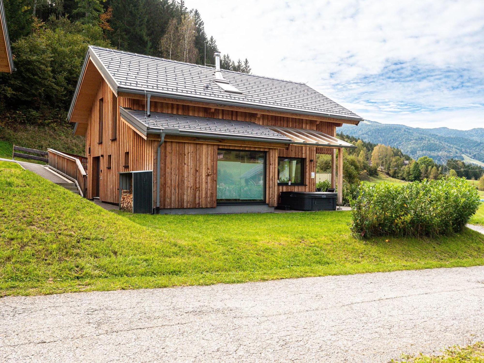 Alpenchalet Alpakablick Sankt Lorenzen ob Murau Kültér fotó